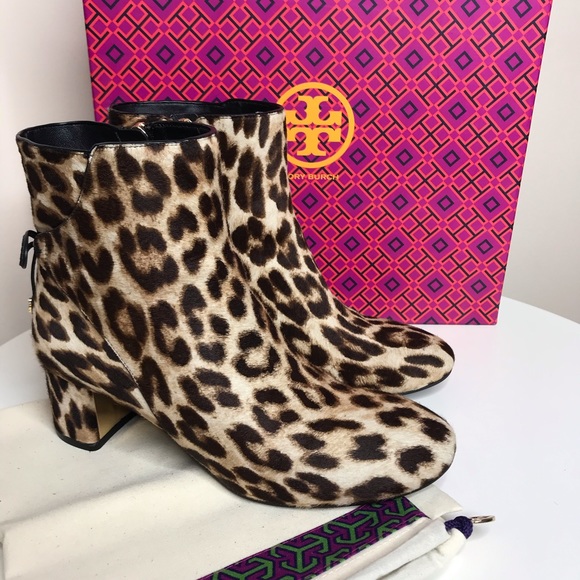 Tory Burch Shoes - TORY BURCH Laila Leopard Bootie